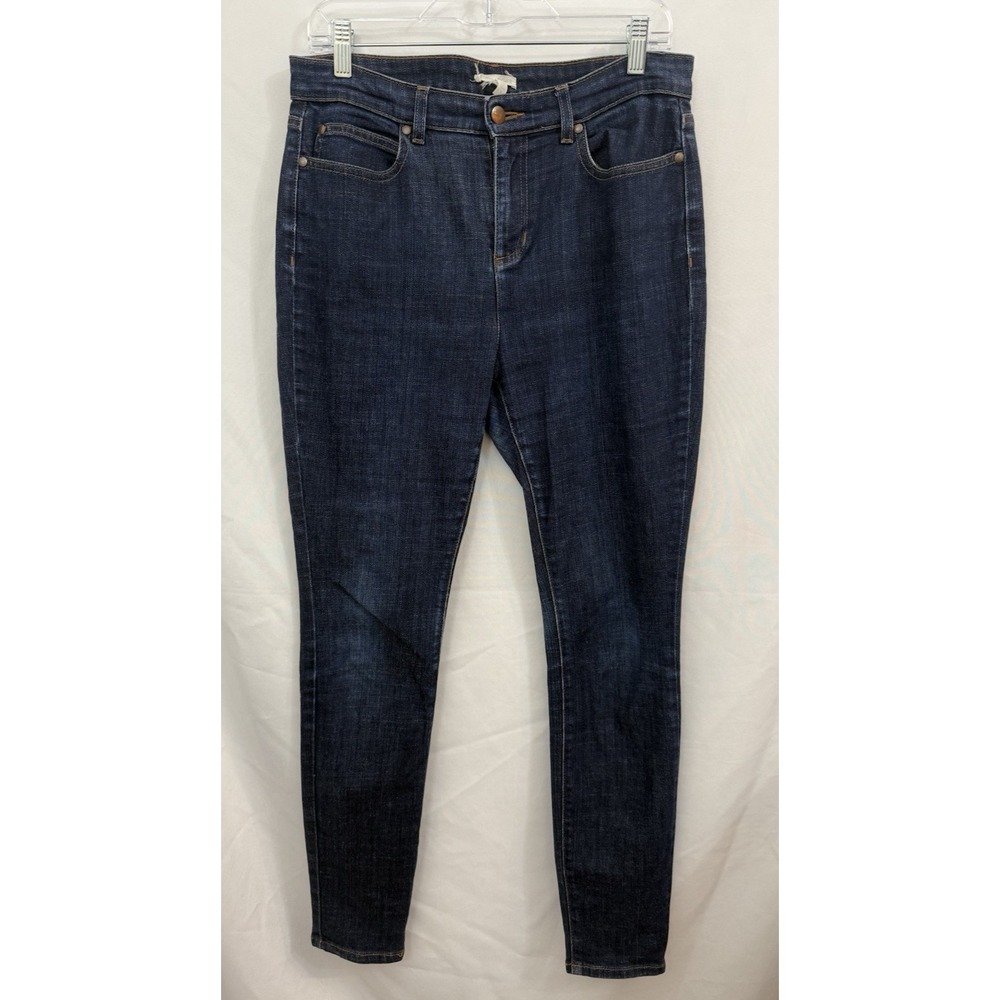 Eileen Fisher Womens Size 8 Skinny Jeans Organic‎ Cotton Mid Rise Stretchy 29"